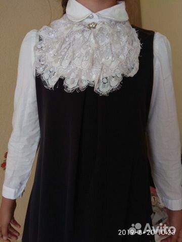 146 размер. Школьная форма (темно синяя), блузка 146 размер. Школьная форма (темно синяя), блузка