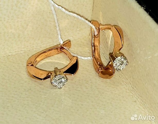 Серьги с бриллиантами золото Серьги с бриллиантами золото