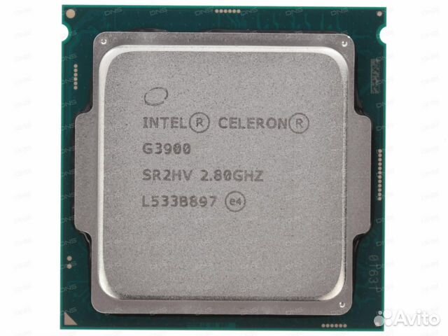 Процессор Intel Celeron G3900 сокет LGA 1151