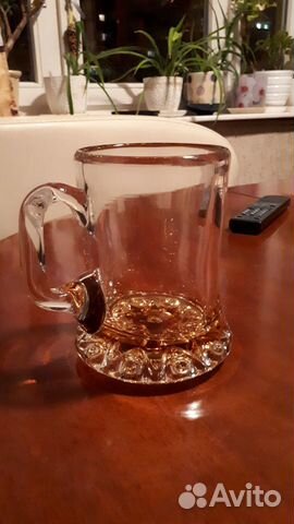 Кружка стеклянная