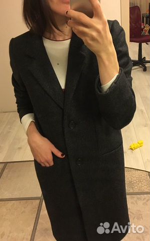 Пальто шерсть утеплённое в мужском стиле Пальто шерсть утеплённое в мужском стиле