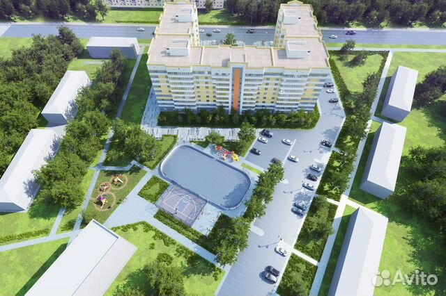 2-к квартира, 63.9 м², 4/9 эт.