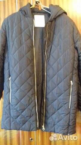 Стёганое пальто Zara,164 см Стёганое пальто Zara,164 см