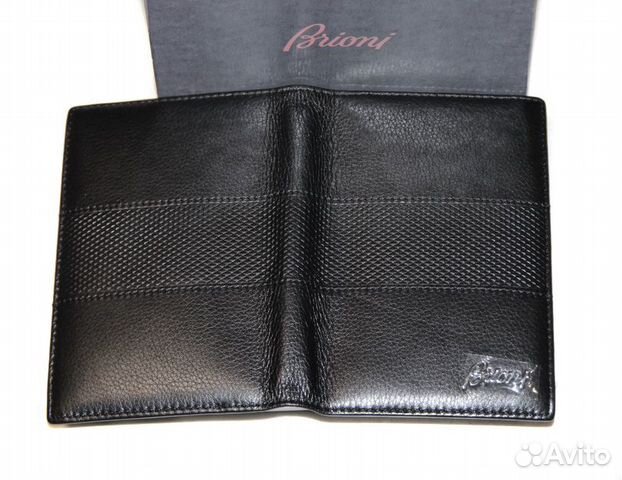 Кожаная обложка Brioni для паспорта люкс Кожаная обложка Brioni для паспорта люкс
