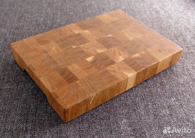 Торцевая разделочная доска из дуба