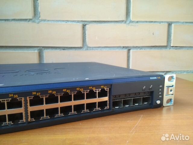 Коммутатор Juniper Networks EX2200-48P-4G PoE Коммутатор Juniper Networks EX2200-48P-4G PoE