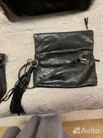 Сумочка клатч натуральная кожа из Рандеву