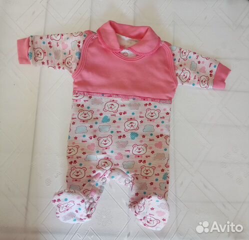 Одежда для недоношенных детей. Комбинезон+кофта