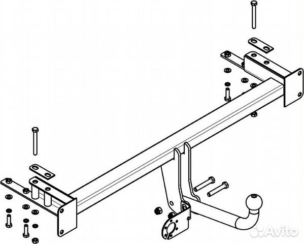 Фаркоп на Chevrolet Lacetti универсал (2005-2012)