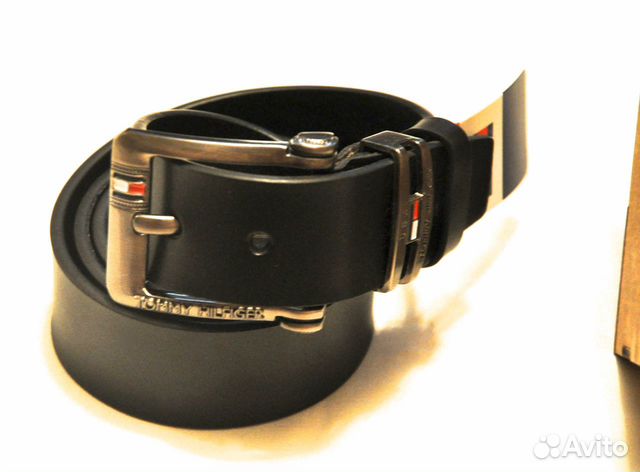 Мужской ремень / Tommy Hilfiger / новый (черный)