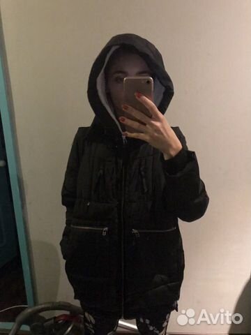 Пуховик куртка зимняя 42р