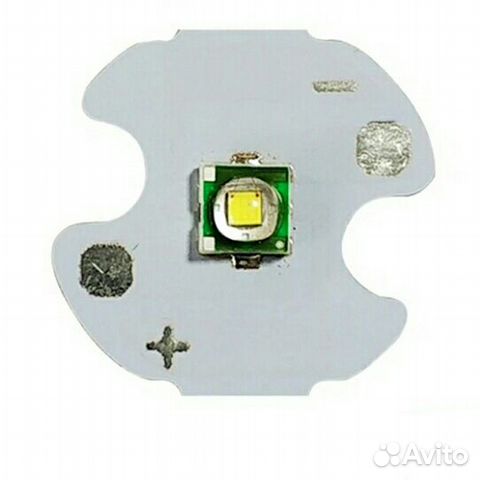 Новый светодиод для фонарика на охлаждающей пласти