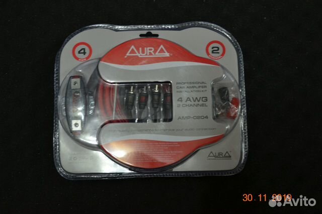 Набор для подключения усилителя aura AMP-0204 Набор для подключения усилителя aura AMP-0204