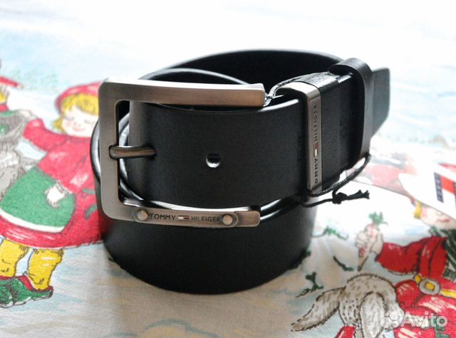 Мужской ремень / Tommy Hilfiger / новый (черный)