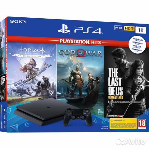 Sony PlayStation 4 Slim 1TB + PlayStation Hits Sony PlayStation 4 Slim 1TB + PlayStation Hits