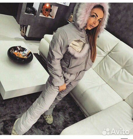 Зимний детский комбинезон