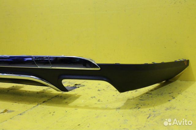 Юбка бампера задняя Mercedes Gls X166 2015-2019