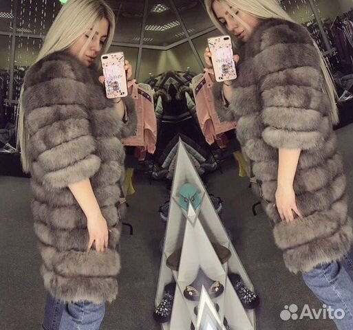 Шуба из песца. Арт:2351