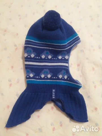 Новая зимняя шапка шлем, разм. 48-50