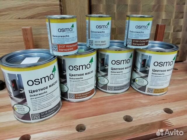 Цветное масло «osmo»