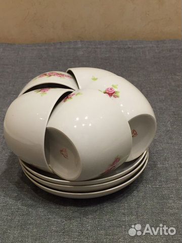 Чашки с блюдцами СССР