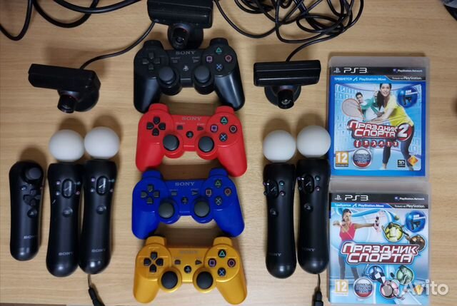 Sony PS 3/4 Move Сенсор Камеры Геймпад Спорт Танцы