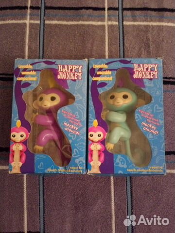 Интерактивные обезьянки фингерлингс 2 штуки Интерактивные обезьянки фингерлингс 2 штуки