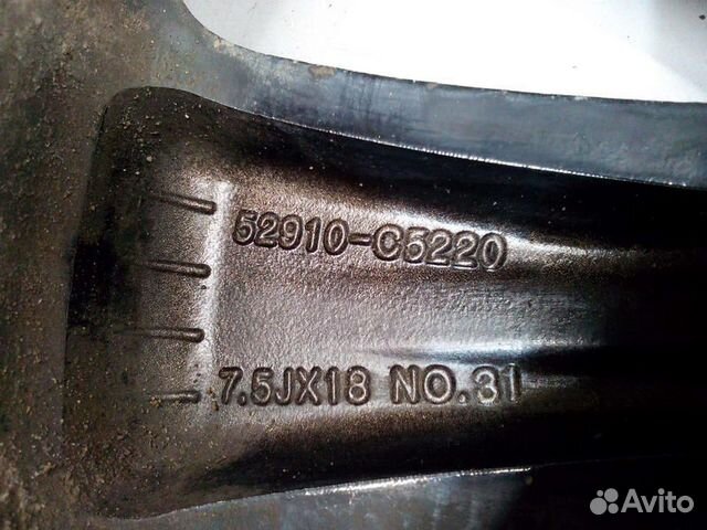 Диск колесный R18X75J D67 ET49 5x1143 KIA sorento