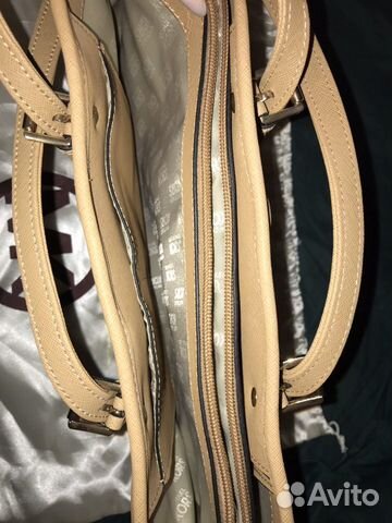 Сумка Новая кожаная бежево-коричневая Michael Kors Сумка Новая кожаная бежево-коричневая Michael Kors