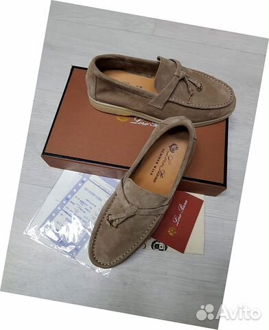 Лоферы замшевые Loro Piana Лоферы замшевые Loro Piana