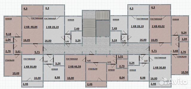 1-к квартира, 33 м², 4/10 эт. 1-к квартира, 33 м², 4/10 эт.