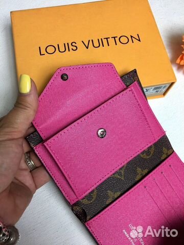 Женский кошелек кожа канва новый Louis Vuitton Женский кошелек кожа канва новый Louis Vuitton