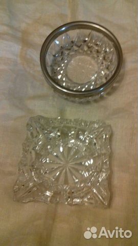 Зажигалка -Патрон : Пепельницы СССР Хрусталь