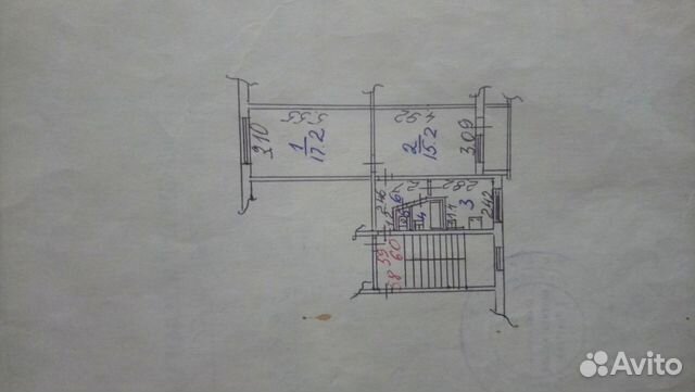 2-к квартира, 45 м², 5/5 эт.