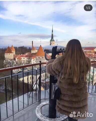 Шуба из песца 4 в 1