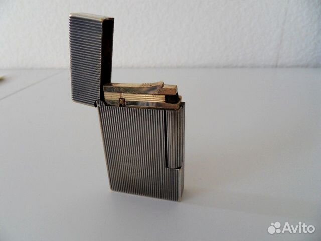 S.T. Dupont Серебряная зажигалка Оригинал