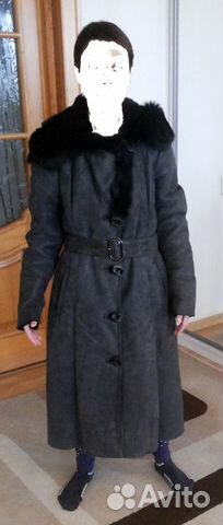 Дублёнка натуральная р. 42-44, длинная Дублёнка натуральная р. 42-44, длинная