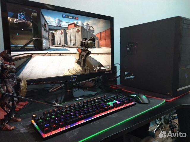 Игровой пк. FX-4300 4.2гц, 8гб, RX 560 4гб