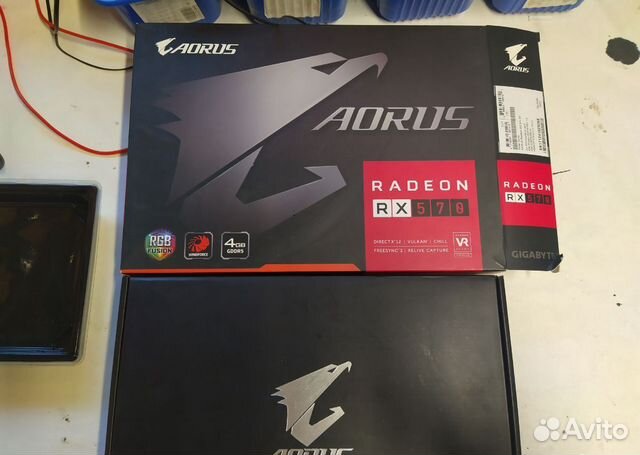 Видеокарта Gigabyte Radeon RX 570 GV-RX570 aorus-4 Видеокарта Gigabyte Radeon RX 570 GV-RX570 aorus-4