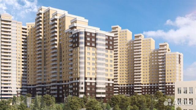 2-к квартира, 68.7 м², 22/25 эт.
