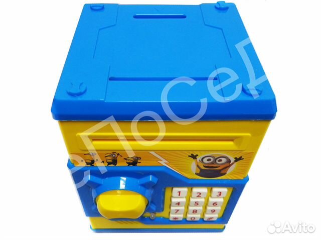 Детская копилка Миньоны Электронный сейф Minions Детская копилка Миньоны Электронный сейф Minions