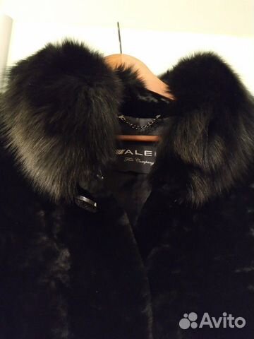 Новая шуба из мутона с песцом alef Новая шуба из мутона с песцом alef