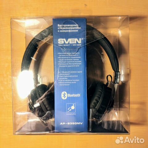 Bluetooth наушники с микрофоном Sven AP-B350MV