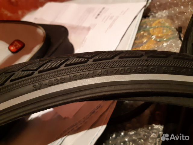 Новые покрышки Schwalbe Citizen 28 * 1.4