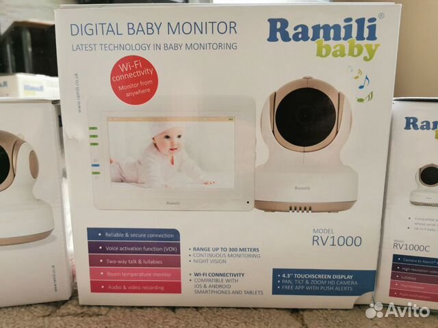 Ramili baby rv1000 x4 видеоняня Ramili baby rv1000 x4 видеоняня