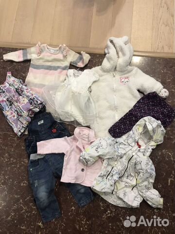 Вещи пакет на девочку 74-80
