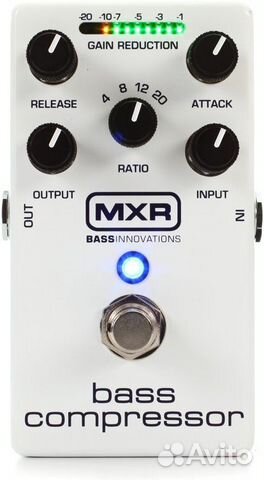 Dunlop MXR M87 Basss Compressor эффект компрессор Dunlop MXR M87 Basss Compressor эффект компрессор