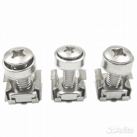 Комплект винт M6х16, шайба, квадратная гайка