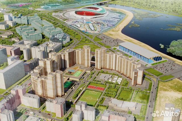 1-к квартира, 47.7 м², 12/22 эт.
