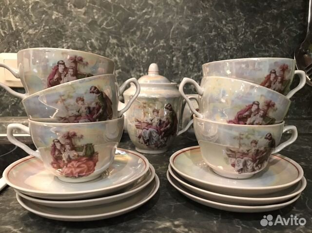 Сервиз чайный, на 6 персон
